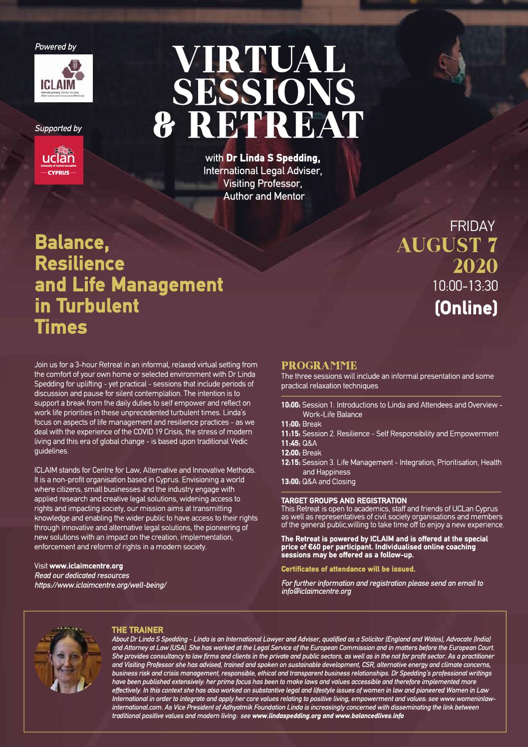 Virtual Sessions & Retreat With Dr. Linda S Spedding