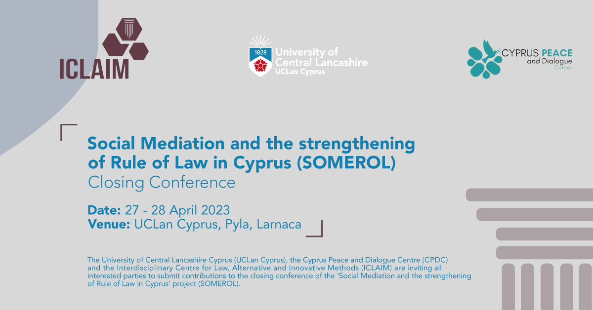 SOMEROL project at UCLan Cyprus with ICLAIM and Cyprus Peace and Dialogue Centre – Short video